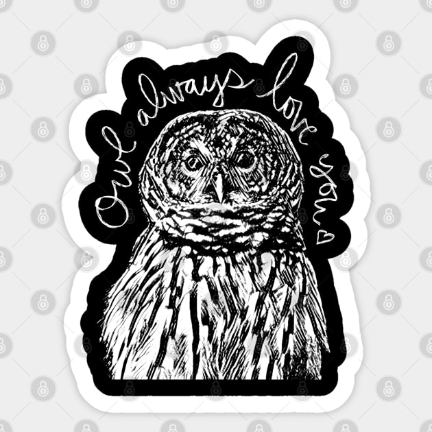 Owl Always Love You Sticker by Room 4 Cello